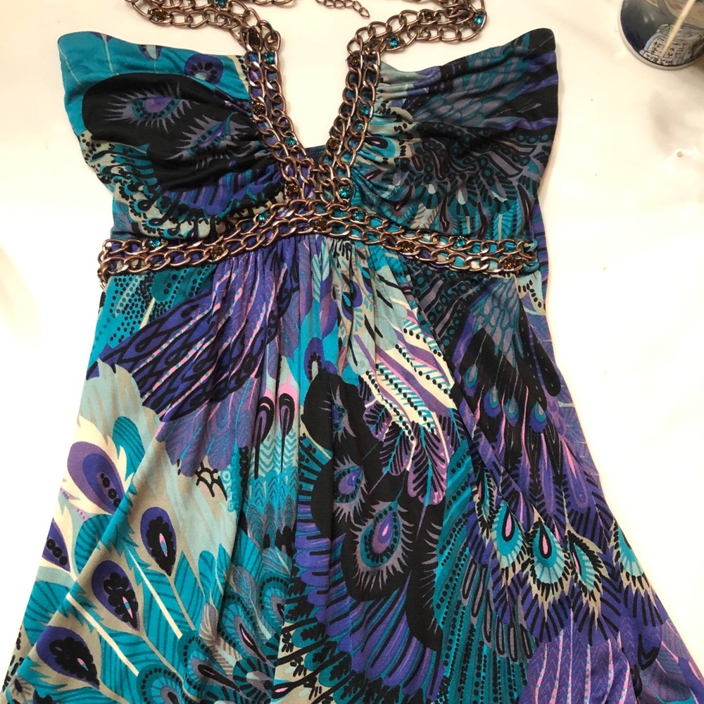 💜Sky Silk Halter💜